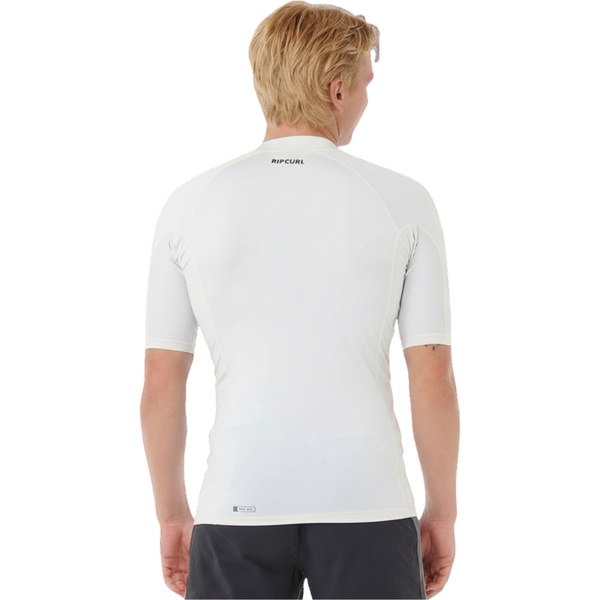 2026 Rip Curl Da Uomo Waves UPF Performance Canotta In Lycra A Maniche Corte 16MMRV - White